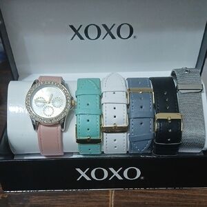 XOXO Women's Watch with Interchangeable Bands